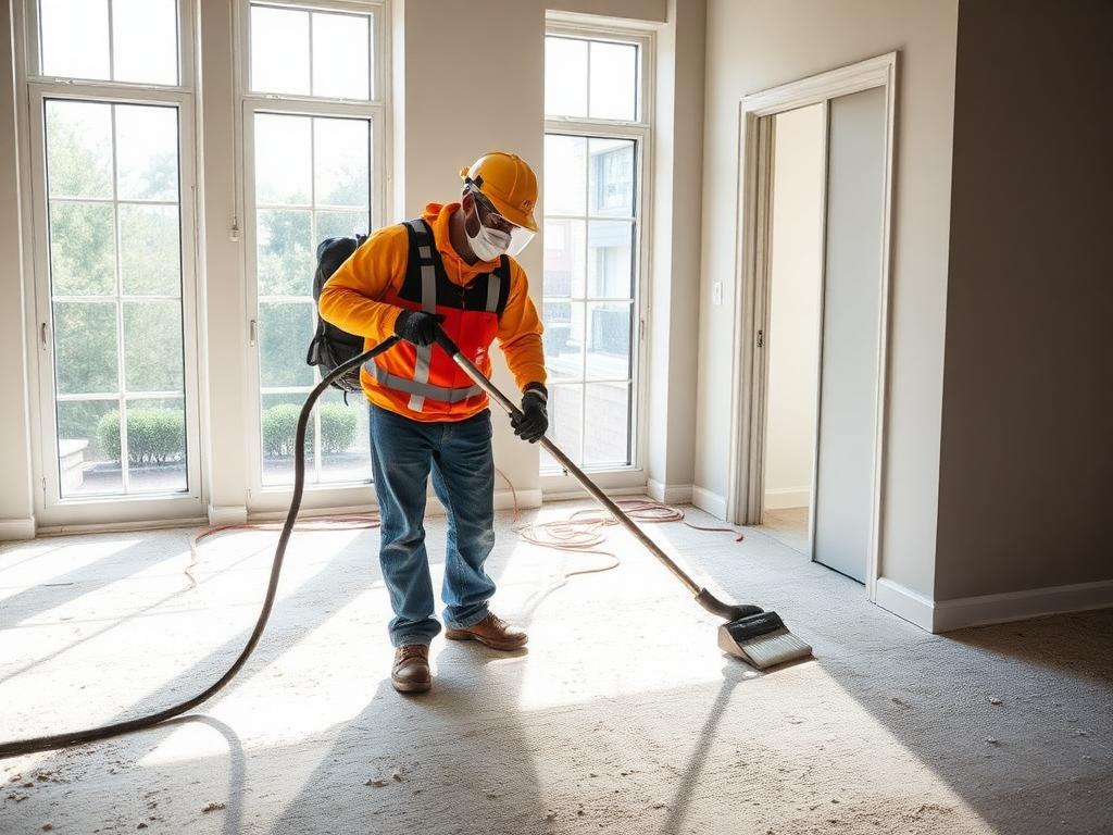 Nettoyage après chantier